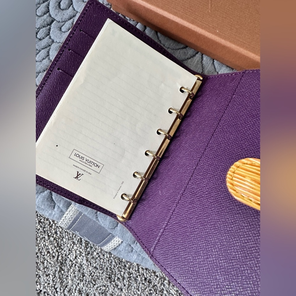 GUC💛Louis Vuitton Agenda Epi Leather Yellow Planner/Wallet - Picture 9 of 11